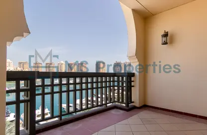 Townhouse - 1 Bedroom - 2 Bathrooms for rent in West Porto Drive - Porto Arabia - The Pearl Island - Doha