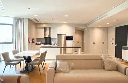 شقة - غرفة نوم - 2 حمامات للايجار في برج سيف لوسيل 1 - سيف لوسيل - مدينة اللسيل - الوسيل