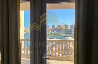 Balcony image for: Apartment - 2 Bedrooms - 3 Bathrooms for rent in West Porto Drive - Porto Arabia - The Pearl Island - Doha, Image 1