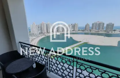 Apartment - 3 Bedrooms - 4 Bathrooms for rent in Viva East - Viva Bahriyah - The Pearl Island - Doha