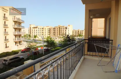 Balcony image for: Apartment - 1 Bathroom for rent in Treviso - Fox Hills - Fox Hills - Lusail, Image 1