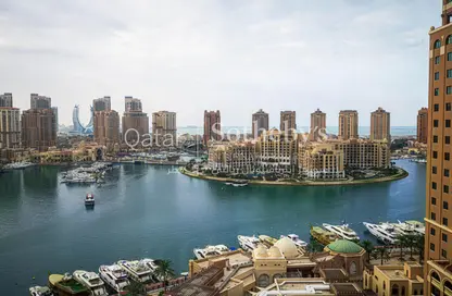 Water View image for: Apartment - 3 Bedrooms - 4 Bathrooms for sale in Tower 31 - Porto Arabia - The Pearl Island - Doha, Image 1
