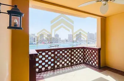 Balcony image for: Townhouse - 2 Bedrooms - 3 Bathrooms for rent in East Porto Drive - Porto Arabia - The Pearl Island - Doha, Image 1