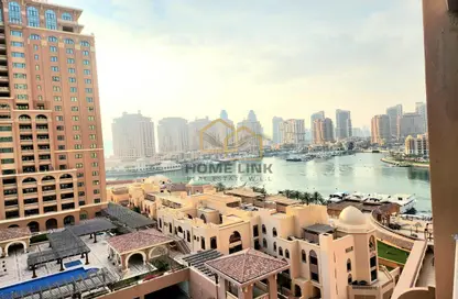 Apartment - 1 Bedroom - 2 Bathrooms for rent in East Porto Drive - Porto Arabia - The Pearl Island - Doha