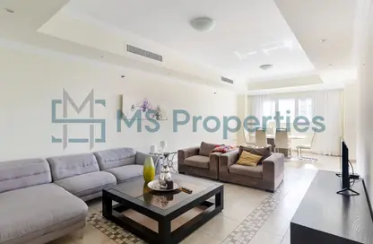 شقة - 2 غرف نوم - 3 حمامات للبيع في طريق بورتو الشرقي - بورتو أرابيا - جزيرة اللؤلؤة - الدوحة