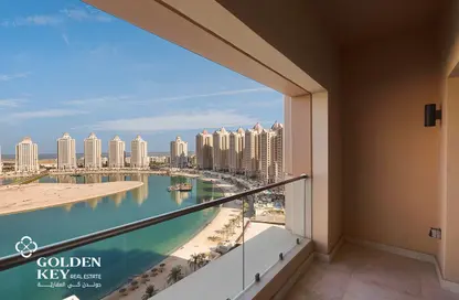 Apartment - 3 Bedrooms - 4 Bathrooms for rent in Imperial Amber - Viva Bahriyah - The Pearl Island - Doha