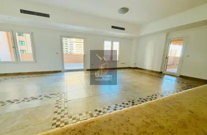 Empty Room image for: Apartment - 3 Bedrooms - 4 Bathrooms for rent in East Porto Drive - Porto Arabia - The Pearl Island - Doha, Image 1