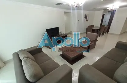 Living / Dining Room image for: Apartment - 3 Bedrooms - 3 Bathrooms for rent in West Bay - West Bay - Doha, Image 1