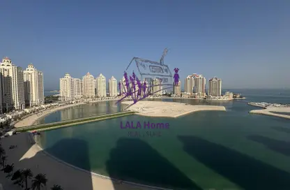 Apartment - 2 Bedrooms - 4 Bathrooms for rent in Viva West - Viva Bahriyah - The Pearl Island - Doha