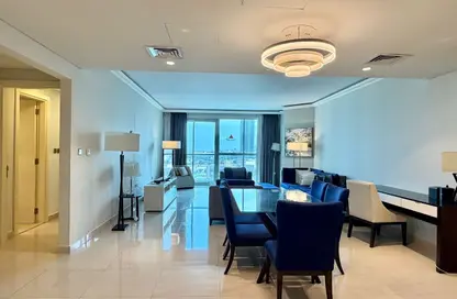 Apartment - 3 Bedrooms - 4 Bathrooms for rent in Burj DAMAC Marina - Marina District - Lusail