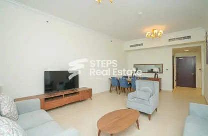 Apartment - 2 Bedrooms - 2 Bathrooms for rent in Burj Al Marina - Marina District - Lusail