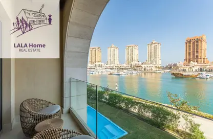 تاون هاوس - 6 غرف نوم - 7 حمامات للايجار في The St. Regis Marsa Arabia Island - Marsa Arabia - جزيرة اللؤلؤة - الدوحة