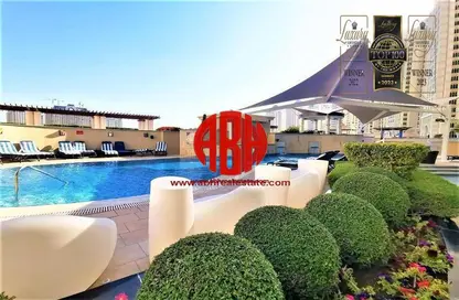 Apartment - 1 Bedroom - 2 Bathrooms for rent in Tower 23 - Viva Bahriyah - The Pearl Island - Doha