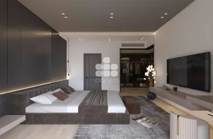 Room / Bedroom image for: Apartment - 1 Bedroom - 2 Bathrooms for sale in Burj DAMAC Waterfront - Waterfront Residential - The Waterfront - Lusail, Image 1