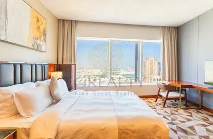 Hotel Apartments - 2 Bedrooms - 3 Bathrooms for rent in Al Shatt Street - West Bay - Doha