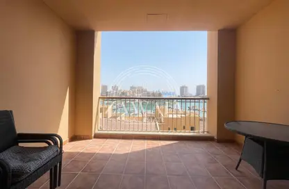 Apartment - Studio - 1 Bathroom for rent in East Porto Drive - Porto Arabia - The Pearl Island - Doha
