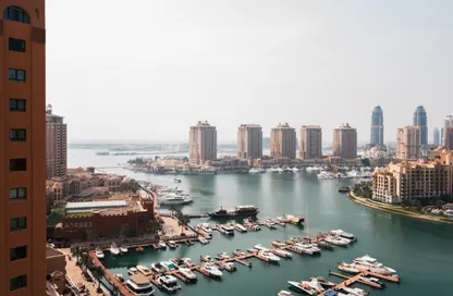 Apartment - 1 Bedroom - 2 Bathrooms for rent in East Porto Drive - Porto Arabia - The Pearl Island - Doha