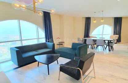 Penthouse - 3 Bedrooms - 4 Bathrooms for rent in Floresta Gardens - Floresta Gardens - The Pearl Island - Doha