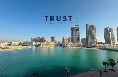 Apartment - 1 Bedroom - 2 Bathrooms for rent in One Porto Arabia - Porto Arabia - The Pearl Island - Doha