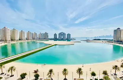 شقة - غرفة نوم - 1 حمام للايجار في اجنحة بلال بيرل - فيفا بحرية - جزيرة اللؤلؤة - الدوحة