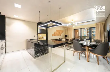 Apartment - 1 Bedroom - 2 Bathrooms for rent in Tower 12 - Porto Arabia - The Pearl Island - Doha