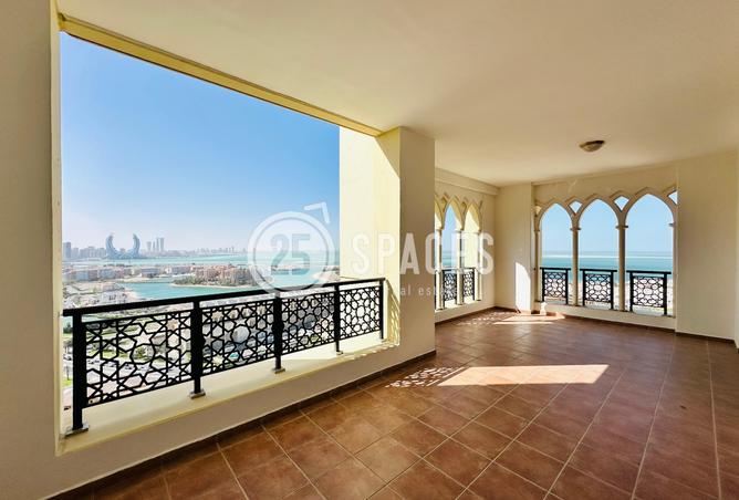 Apartment - 1 Bedroom - 2 Bathrooms for rent in Viva West - Viva Bahriyah - The Pearl Island - Doha