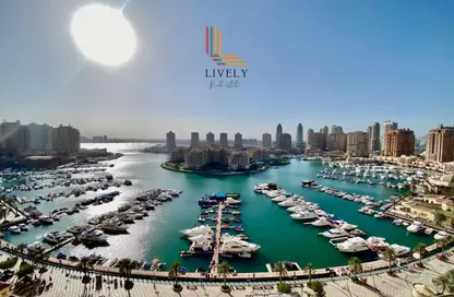 Apartment - 2 Bedrooms - 3 Bathrooms for rent in West Porto Drive - Porto Arabia - The Pearl Island - Doha