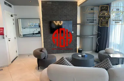 Apartment - 1 Bedroom - 2 Bathrooms for rent in Lusail Marina Heights - Marina District - Lusail