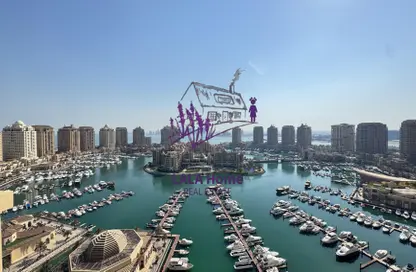 Apartment - Studio - 1 Bathroom for rent in West Porto Drive - Porto Arabia - The Pearl Island - Doha