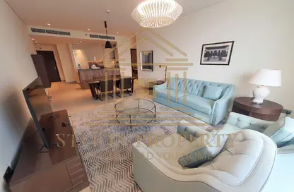 Apartment - 2 Bedrooms - 4 Bathrooms for rent in Lusail Marina Heights - Marina District - Lusail