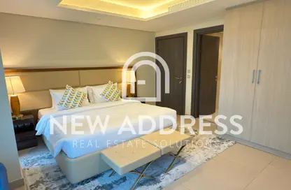 Apartment - 2 Bedrooms - 3 Bathrooms for rent in Abraj Bay - Abraj Quartiers - The Pearl Island - Doha