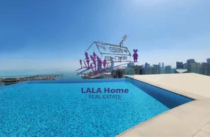 Apartment - 2 Bedrooms - 3 Bathrooms for rent in FJ9 Residential Tower - Marina District - Lusail