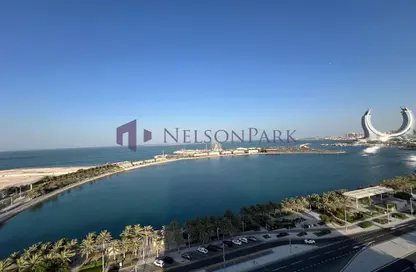 Apartment - 2 Bedrooms - 3 Bathrooms for rent in Marina Tower 02 - Marina District - Lusail