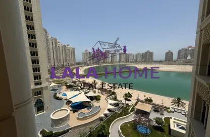 Apartment - 3 Bedrooms - 4 Bathrooms for rent in Viva East - Viva Bahriyah - The Pearl Island - Doha