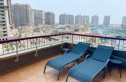 Apartment - 1 Bedroom - 2 Bathrooms for rent in East Porto Drive - Porto Arabia - The Pearl Island - Doha
