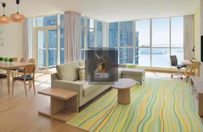 شقق فندقية - 3 غرف نوم - 3 حمامات للايجار في Element City Center - Bulmasan Street - الخليج الغربي - الدوحة