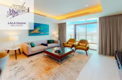 Apartment - 2 Bedrooms - 3 Bathrooms for rent in Abraj Bay - Abraj Quartiers - The Pearl Island - Doha