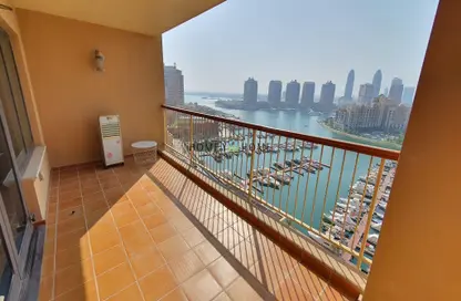 صورة لـ شرفة شقة - 2 غرف نوم - 3 حمامات للايجار في بورتو أرابيا - جزيرة اللؤلؤة - الدوحة ، صورة رقم 1
