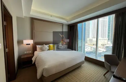 Hotel Apartments - 2 Bedrooms - 2 Bathrooms for rent in West Bay Tower - West Bay - West Bay - Doha