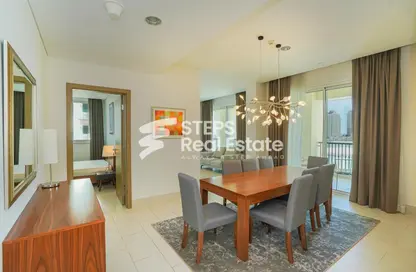 Apartment - 3 Bedrooms - 4 Bathrooms for rent in Viva West - Viva Bahriyah - The Pearl Island - Doha
