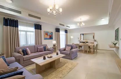 Living / Dining Room image for: Villa - 3 Bedrooms - 3 Bathrooms for rent in Aspire Tower - Al Waab - Al Waab - Doha, Image 1