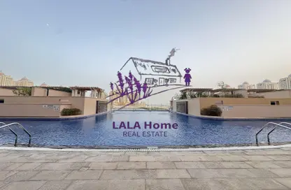 Apartment - 3 Bedrooms - 4 Bathrooms for rent in Viva Central - Viva Bahriyah - The Pearl Island - Doha