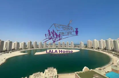 Apartment - 3 Bedrooms - 4 Bathrooms for rent in Viva East - Viva Bahriyah - The Pearl Island - Doha