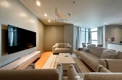 شقة - غرفة نوم - 2 حمامات للايجار في برج سيف لوسيل 1 - سيف لوسيل - مدينة اللسيل - الوسيل