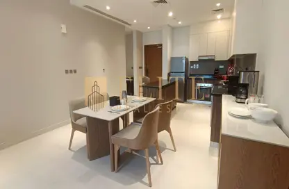 شقة - غرفة نوم - 2 حمامات للايجار في البلاج الجنوبي - البلاج - جزيرة اللؤلؤة - الدوحة