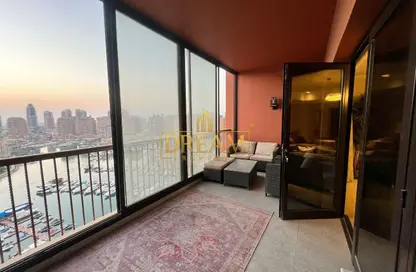 شقة - 3 غرف نوم - 4 حمامات للايجار في طريق بورتو الشرقي - بورتو أرابيا - جزيرة اللؤلؤة - الدوحة