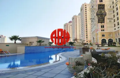 Apartment - 1 Bedroom - 2 Bathrooms for rent in Viva West - Viva Bahriyah - The Pearl Island - Doha