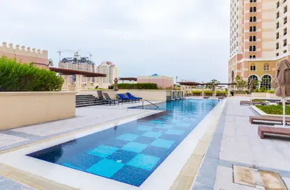 Apartment - 1 Bedroom - 2 Bathrooms for rent in Viva West - Viva Bahriyah - The Pearl Island - Doha