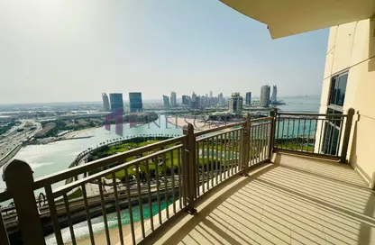 Apartment - 1 Bedroom - 2 Bathrooms for rent in Abraj Bay - Abraj Quartiers - The Pearl Island - Doha