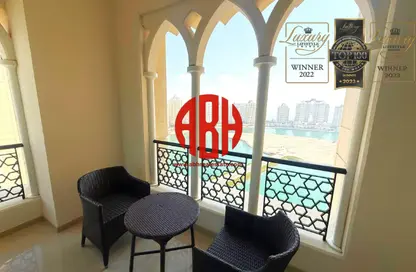 Apartment - 2 Bedrooms - 3 Bathrooms for rent in Viva West - Viva Bahriyah - The Pearl Island - Doha